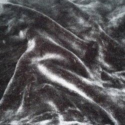 Sara Solid Mink Bed Blanket, Queen/Full, Black