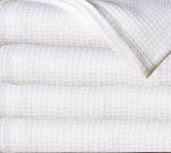 Sun Yin 100-Percent Cotton King Blanket, White