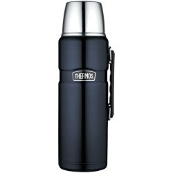 Thermos Stainless Steel King 2 Liter/68 Ounce Vacuum Insulated Beverage Bottle, Midnight Blue