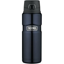 Thermos Stainless Steel King 24 Ounce Drink Bottle, Midnight Blue