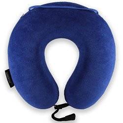 Travelrest – Therapeutic Memory Foam Neck Pillow with Washable Micro-fiber Cover. Molds perfectly to your neck and head. (Direct from Manufacturer) 5 Year Warranty.