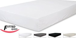 Utopia Bedding Superior Quality Brushed Microfiber – Hypoallergenic, Breathable -(Queen, White)