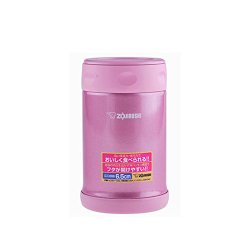 Zojirushi SW-EAE50PS Stainless Steel Food Jar 16.9 -Ounce/0.5-Liter Shiny Pink