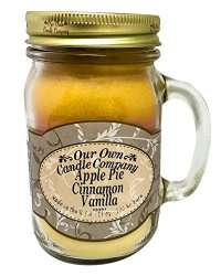 Apple Pie Cinnamon Vanilla Scented 13 oz Mason Jar Candle – Made in the USA by Our Own Candle Company