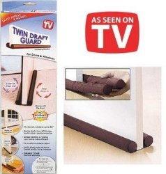 As Seen on TV 36″ Twin Draft Door Guard Cover Washable