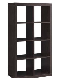 Better Homes and Gardens Furniture 8-Cube Room Organizer Storage Divider/Bookcase Espresso