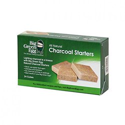 Big Green Egg All Natural Charcoal Starters – 24 cubes