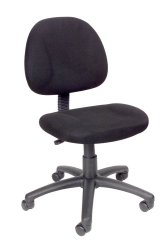Boss Fabric Deluxe Posture Chair Black