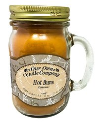 Cinnamon Hot Buns Scented 13 oz Mason Jar Candle – Made in the USA by Our Own Candle Company