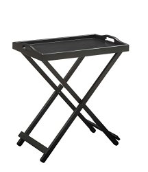 Convenience Concepts Folding Tray Table, Black