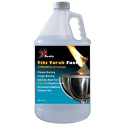Firefly Citronella Tiki Torch Fuel – 1 Gallon – Odorless Oil – More Economical