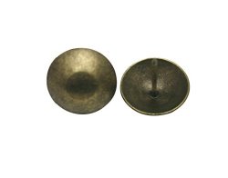 Generic Round Large-headed Nail 0.9″ Diameter Color Antique Brass Pack of 50