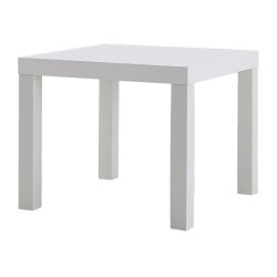 Ikea Side Table, White
