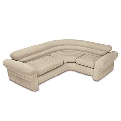 Intex Inflatable Corner Sofa, 101″ X 80″ X 30″