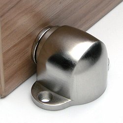KES® HDS202-2 SUS304 Stainless Steel Magnetic Doorstop/Door with Catch Screw Mount, Brushed