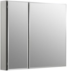 KOHLER K-CB-CLC3026FS 30-by-26-by-5-Inch Double Door Aluminum Cabinet