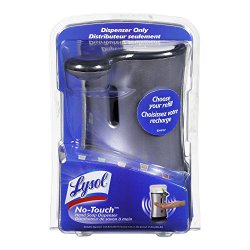 Lysol No-Touch Automatic Hand Soap Dispenser, Stainless, 1 Count