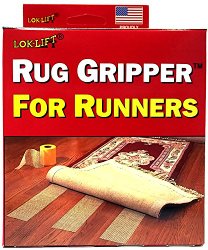Optimum Technologies Lok Lift Rug Gripper for Runners, 4-Inch by 25-Feet