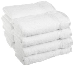 Superior Egyptian Cotton 8-Piece Hand Towel Set, White