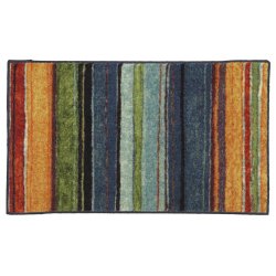 Townhouse Rugs Carnival Stripe Multi Rug, 21-Inch by 34-Inch