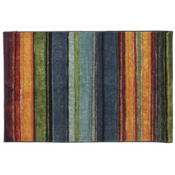 Townhouse Rugs Carnival Stripe Multi Rug, 30-Inch by 46-Inch