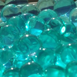 1 X Vase Filler Gel Beads TURQUOISE – 4oz Makes 3 Gallons – Water Storing Gel