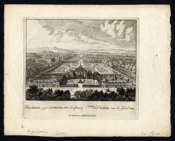 17 Antique Print-ROYAL PALACE HET LOO-APELDOORN-NETHERLANDS-Schenk-van Gall-1702