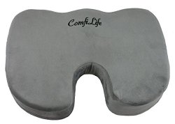 ComfiLife Coccyx Orthopedic Comfort Memory Foam Seat Cushion