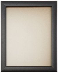 Craig Frames 1WB3BK 18 by 24-Inch Picture Frame, Smooth Wrap Finish, 1-Inch Wide, Black