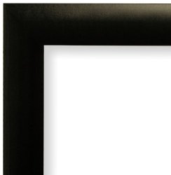 Craig Frames 1WB3BK 24 by 36-Inch Picture Frame, Smooth Wrap Finish, 1-Inch Wide, Black