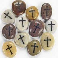 Cross Worry Stones (1 Dozen) – Bulk