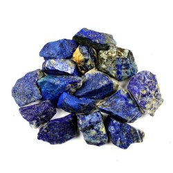 Crystal Allies Materials: 1lb Bulk Rough Lapis Lazuli Stones from Afghanistan – Large 1″+ Raw Natural Crystals for Cabbing, Cutting, Lapidary, Tumbling, and Polishing & Reiki Crystal Healing