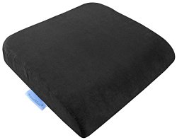 Extra-Large TravelMate Seat Cushion (Size: 19 x 17 x 3 inches. Color Black)