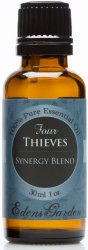 Four Thieves Synergy Blend Essential Oil- 30 ml (Comparable to Young Living’s Thieves & DoTerra’s ON GUARD blend)