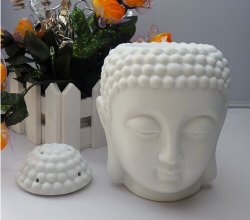 Glomarts Buddha Head Candle ceramic aromatherapy furnace