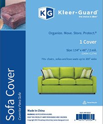 Kleer-Guard® Sofa Cover. Help Protect Your Furniture Against Dust, Spills and Stains. Fits Sofa Up To 100″ Wide./2 mil.