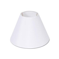 Lamp Shade, Darice 5200-29, White Fabric-covered, Fits Standard Light Bulb