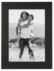 Malden Linear Black Picture Frame, 5 inches by 7 inches
