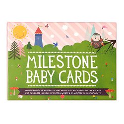 Milestone Baby Cards Gift Set -first Smile, First Steps, First Words & 25 Other Magical Baby Moments