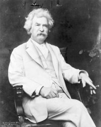 New 8×10 Photo: Renown Author Mark Twain (Samuel Clemens)