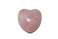 The Chrysalis Stone Rose Quartz Puff Heart Worry Healing Stone