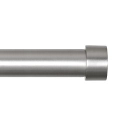 Umbra Cappa 1-1/4-Inch Drapery Rod for Window, 72 to 144-Inch, Nickel
