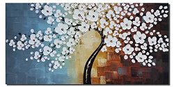 Wieco Art – Blooming life 100% Hand-painted Oil Painting