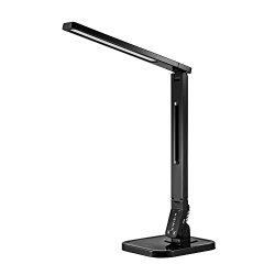 Anker Lumos LED Desk Lamp / Table Lamp with USB Charging Port (Eye-Caring Panel Design, 4 Modes w/ 5 Dimming Levels)