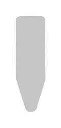 Brabantia 216800 Ironing Board Cover Metallized Cotton / Foam 2 mm Grey – Size A (43″ x 12″)