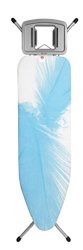 Brabantia Ironing Board with Solid Steam Iron Rest, Size B – Feathers Cover, 346880