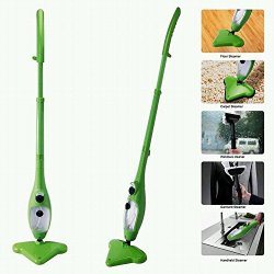 Ceny H2O Steam Cleaner Mop X5 5-in-1 Steamer with Handsfree Cradle Accessory As Seen on TV Green