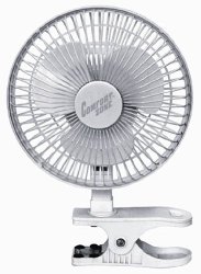 Comfort Zone CZ6C – 6″ Clip-On Fan, White