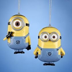 Despicable Me Minion Dave and Carl Ornament – 2 Assorted