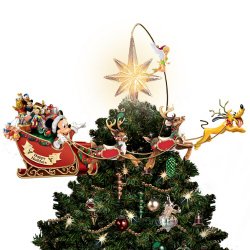 Disney’s Timeless Holiday Treasures Tree Topper by The Bradford Exchange